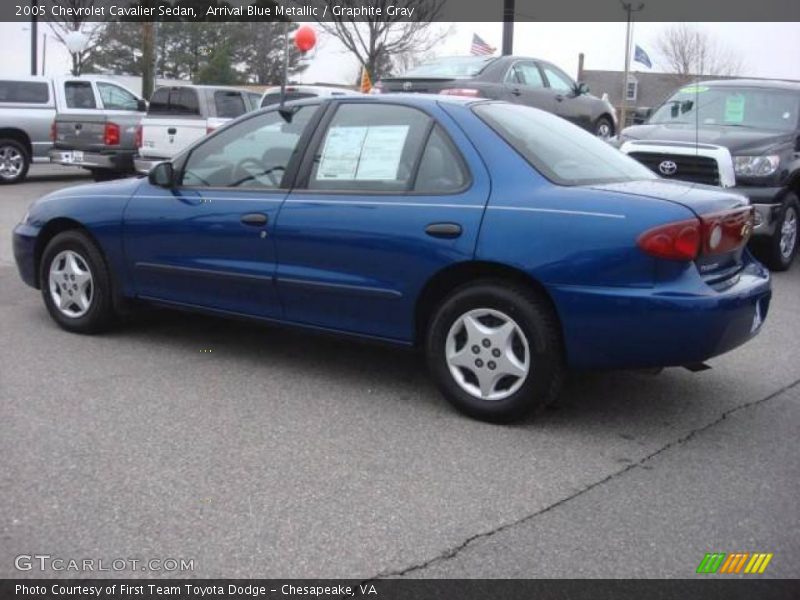 Arrival Blue Metallic / Graphite Gray 2005 Chevrolet Cavalier Sedan