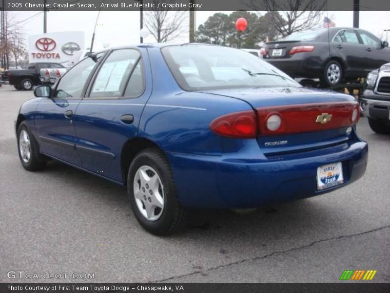 Arrival Blue Metallic / Graphite Gray 2005 Chevrolet Cavalier Sedan