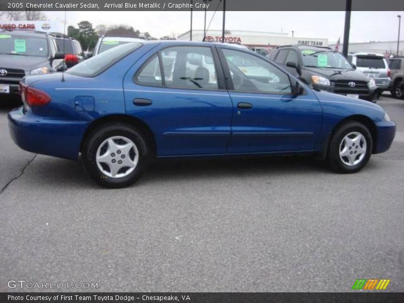 Arrival Blue Metallic / Graphite Gray 2005 Chevrolet Cavalier Sedan