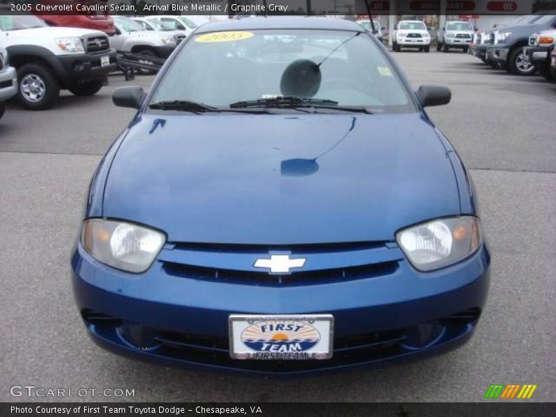 Arrival Blue Metallic / Graphite Gray 2005 Chevrolet Cavalier Sedan
