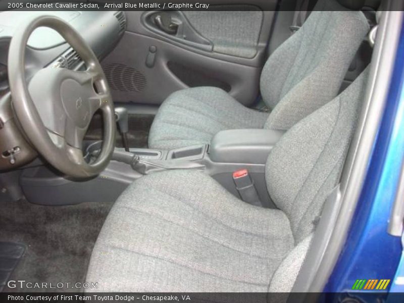 Arrival Blue Metallic / Graphite Gray 2005 Chevrolet Cavalier Sedan