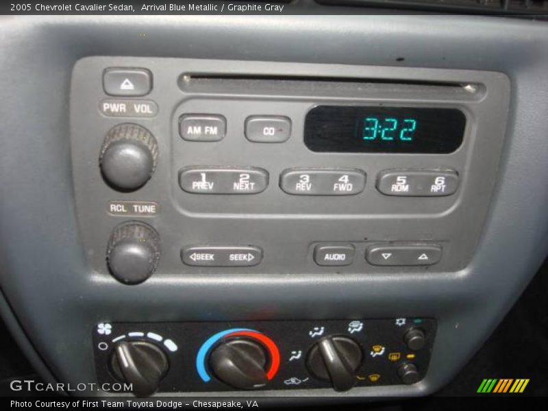Arrival Blue Metallic / Graphite Gray 2005 Chevrolet Cavalier Sedan