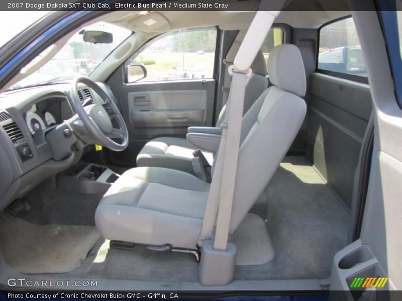  2007 Dakota SXT Club Cab Medium Slate Gray Interior