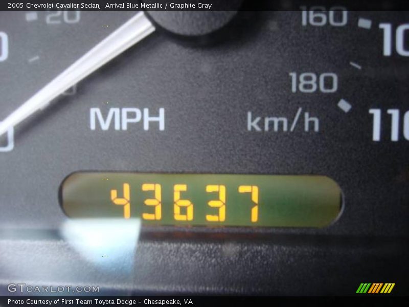 Arrival Blue Metallic / Graphite Gray 2005 Chevrolet Cavalier Sedan