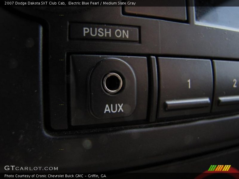 Electric Blue Pearl / Medium Slate Gray 2007 Dodge Dakota SXT Club Cab