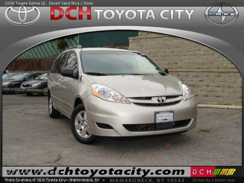 Desert Sand Mica / Stone 2008 Toyota Sienna LE