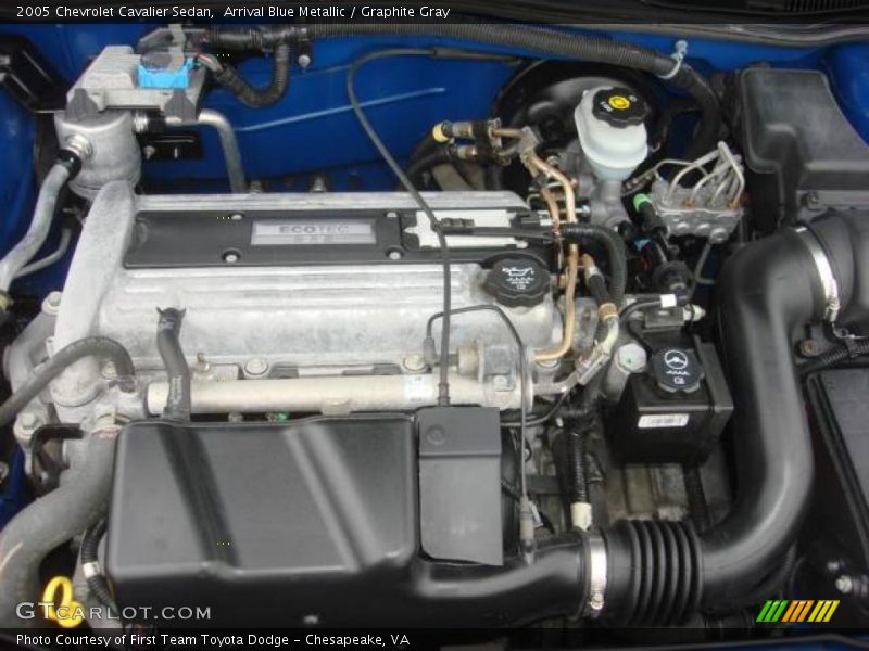 Arrival Blue Metallic / Graphite Gray 2005 Chevrolet Cavalier Sedan