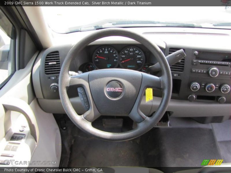 Dashboard of 2009 Sierra 1500 Work Truck Extended Cab