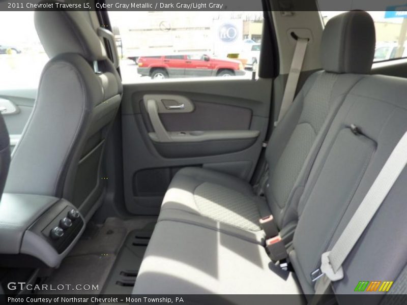 Cyber Gray Metallic / Dark Gray/Light Gray 2011 Chevrolet Traverse LS