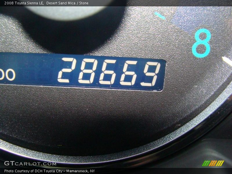 Desert Sand Mica / Stone 2008 Toyota Sienna LE