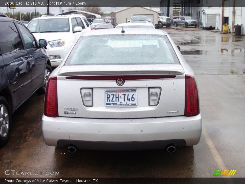 Light Platinum / Ebony 2006 Cadillac STS V8