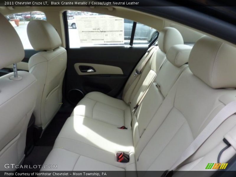 Black Granite Metallic / Cocoa/Light Neutral Leather 2011 Chevrolet Cruze LT