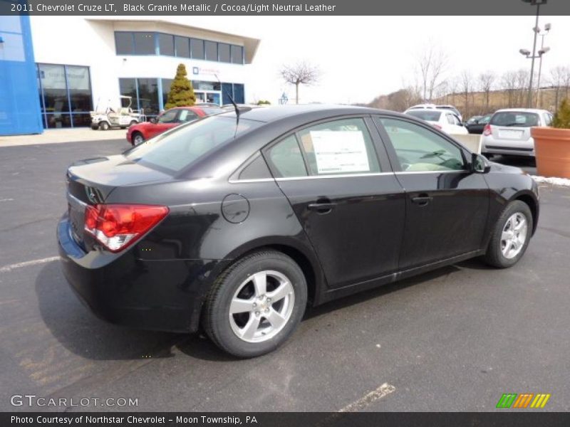Black Granite Metallic / Cocoa/Light Neutral Leather 2011 Chevrolet Cruze LT
