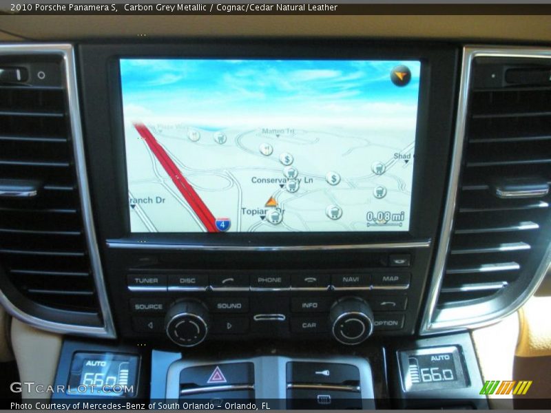 Navigation of 2010 Panamera S