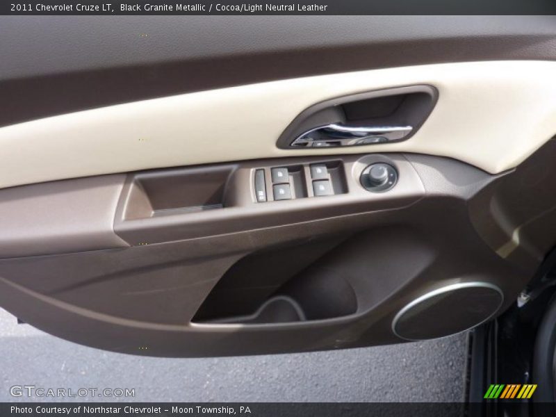 Black Granite Metallic / Cocoa/Light Neutral Leather 2011 Chevrolet Cruze LT