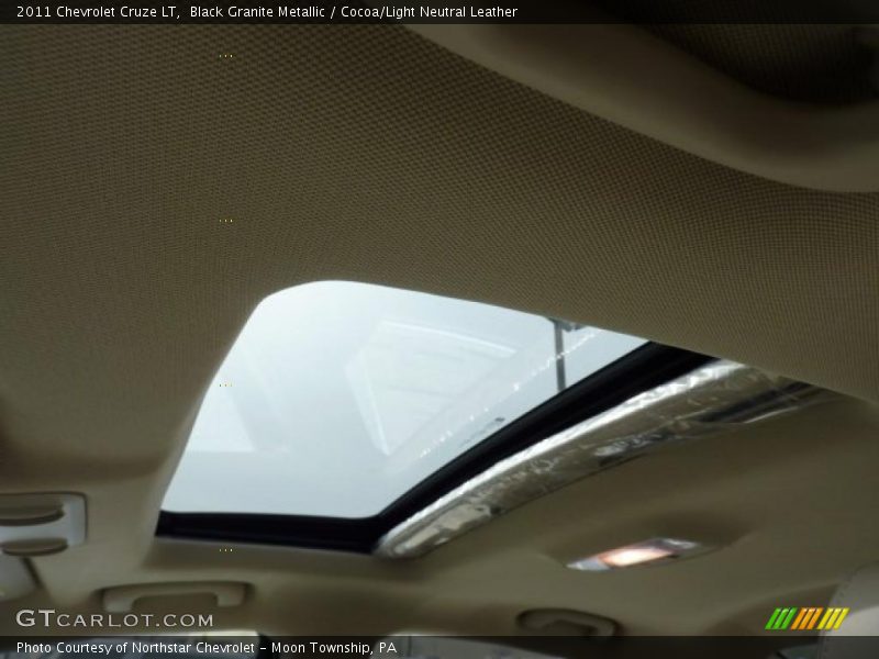 Black Granite Metallic / Cocoa/Light Neutral Leather 2011 Chevrolet Cruze LT