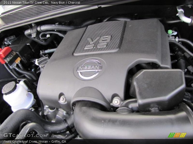 Navy Blue / Charcoal 2011 Nissan Titan SV Crew Cab
