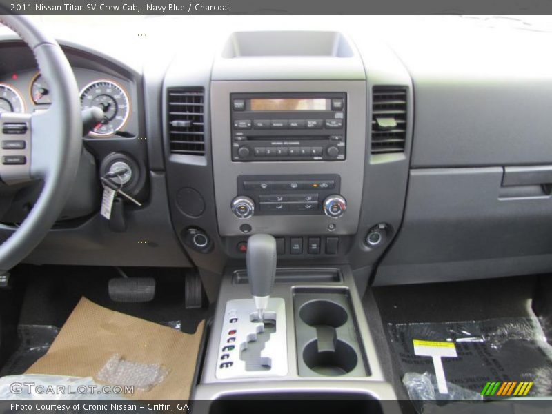 Navy Blue / Charcoal 2011 Nissan Titan SV Crew Cab