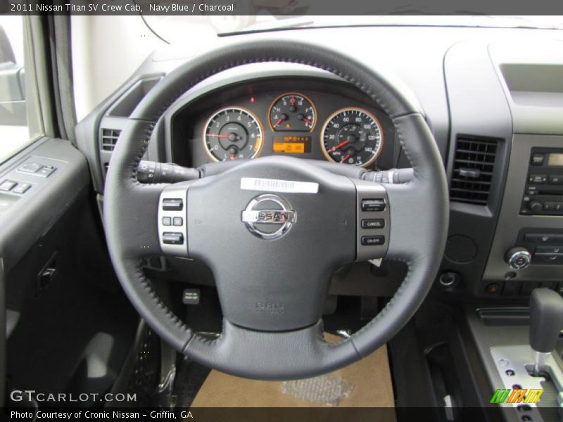 Navy Blue / Charcoal 2011 Nissan Titan SV Crew Cab