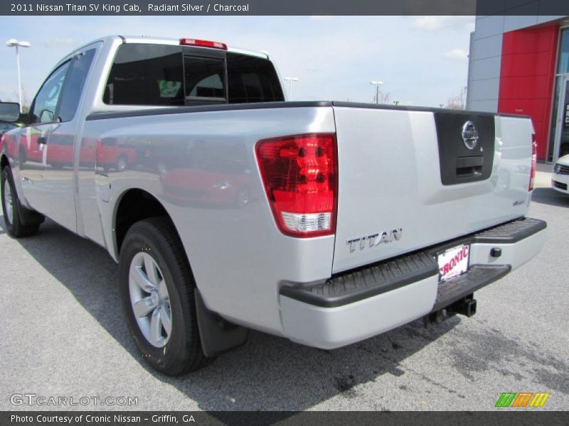 Radiant Silver / Charcoal 2011 Nissan Titan SV King Cab