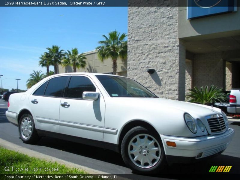 Glacier White / Grey 1999 Mercedes-Benz E 320 Sedan