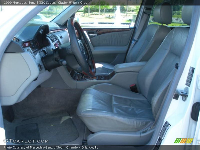 Glacier White / Grey 1999 Mercedes-Benz E 320 Sedan
