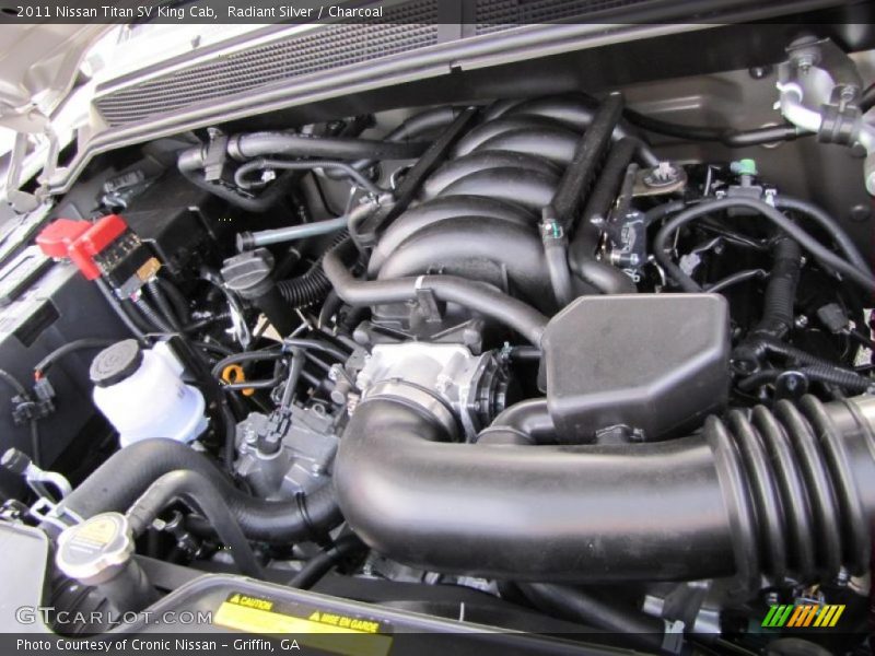  2011 Titan SV King Cab Engine - 5.6 Liter Flex-Fuel DOHC 32-Valve CVTCS V8