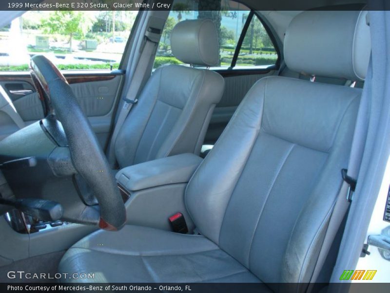 Glacier White / Grey 1999 Mercedes-Benz E 320 Sedan
