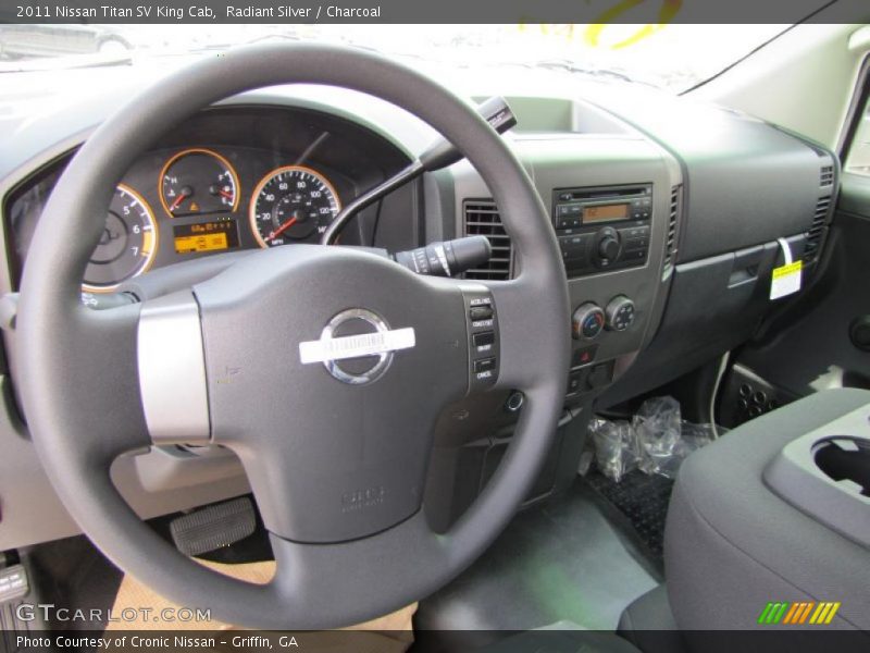 Radiant Silver / Charcoal 2011 Nissan Titan SV King Cab
