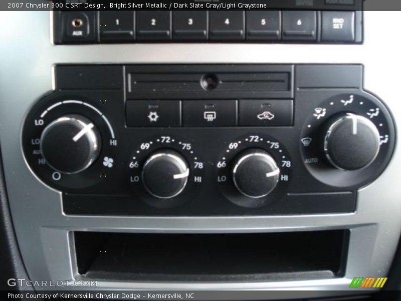 Bright Silver Metallic / Dark Slate Gray/Light Graystone 2007 Chrysler 300 C SRT Design