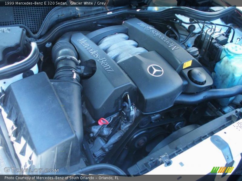 Glacier White / Grey 1999 Mercedes-Benz E 320 Sedan