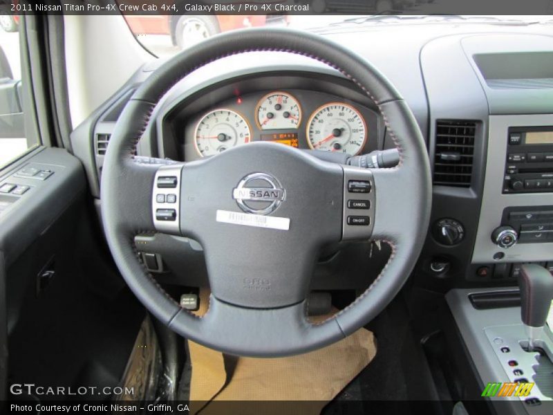  2011 Titan Pro-4X Crew Cab 4x4 Steering Wheel