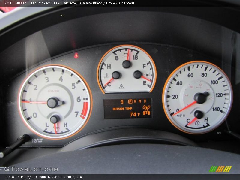  2011 Titan Pro-4X Crew Cab 4x4 Pro-4X Crew Cab 4x4 Gauges