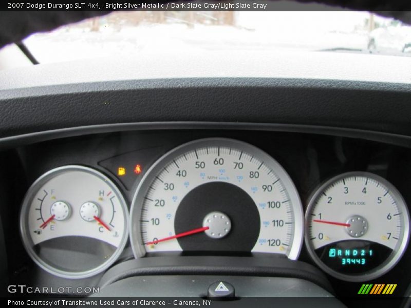 Bright Silver Metallic / Dark Slate Gray/Light Slate Gray 2007 Dodge Durango SLT 4x4