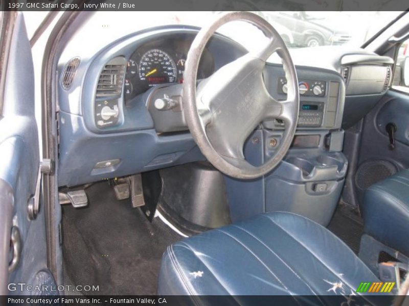  1997 Safari Cargo Blue Interior