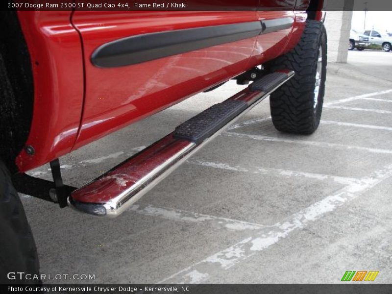 Flame Red / Khaki 2007 Dodge Ram 2500 ST Quad Cab 4x4