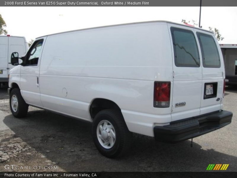  2008 E Series Van E250 Super Duty Commericial Oxford White