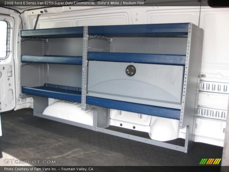 Oxford White / Medium Flint 2008 Ford E Series Van E250 Super Duty Commericial