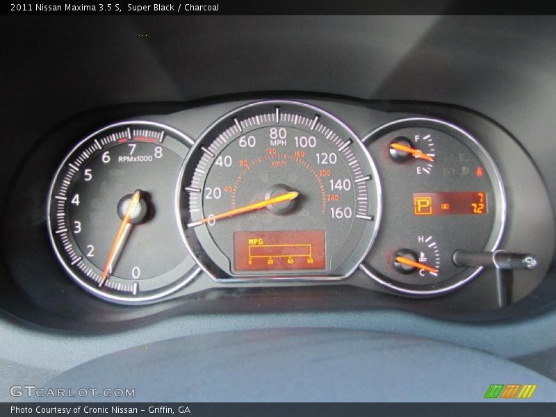 Super Black / Charcoal 2011 Nissan Maxima 3.5 S
