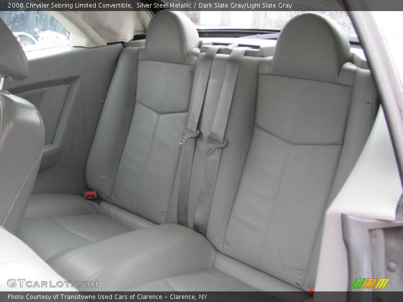 Silver Steel Metallic / Dark Slate Gray/Light Slate Gray 2008 Chrysler Sebring Limited Convertible