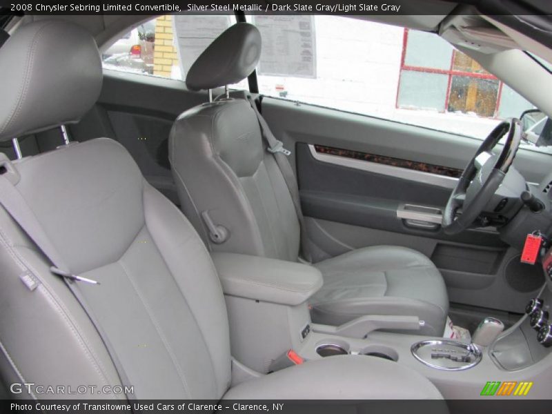Silver Steel Metallic / Dark Slate Gray/Light Slate Gray 2008 Chrysler Sebring Limited Convertible