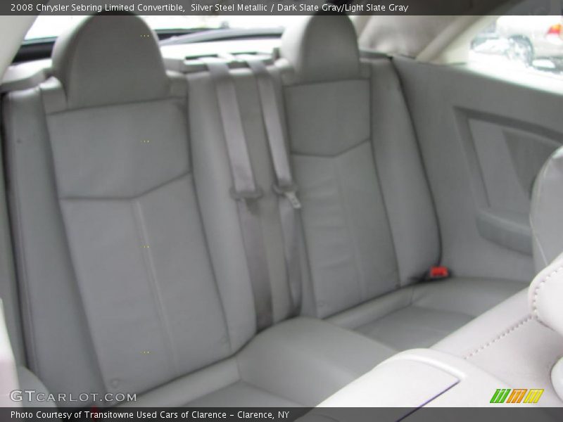 Silver Steel Metallic / Dark Slate Gray/Light Slate Gray 2008 Chrysler Sebring Limited Convertible
