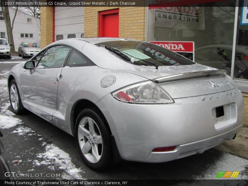 Liquid Silver Metallic / Dark Charcoal 2007 Mitsubishi Eclipse GS Coupe