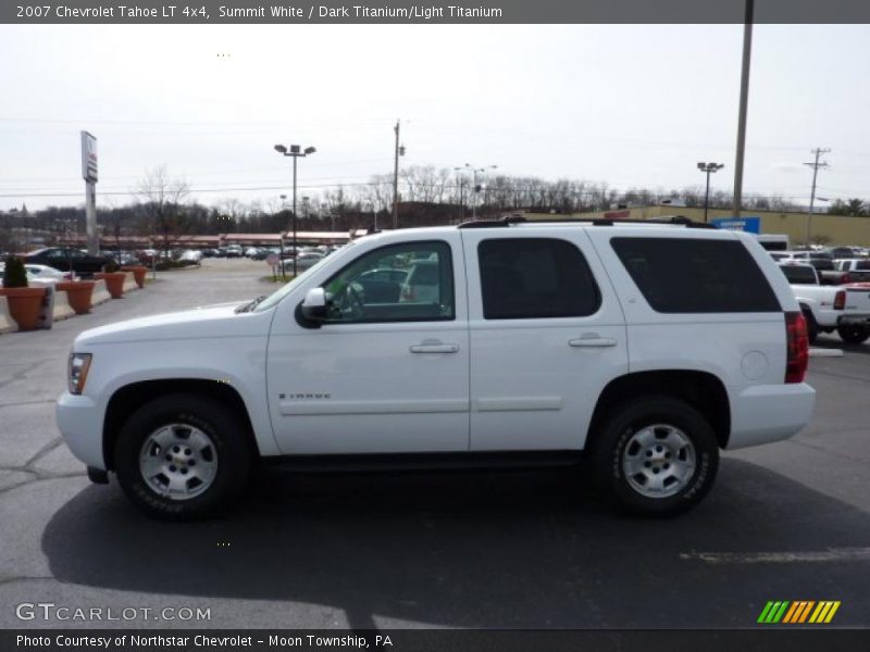 Summit White / Dark Titanium/Light Titanium 2007 Chevrolet Tahoe LT 4x4