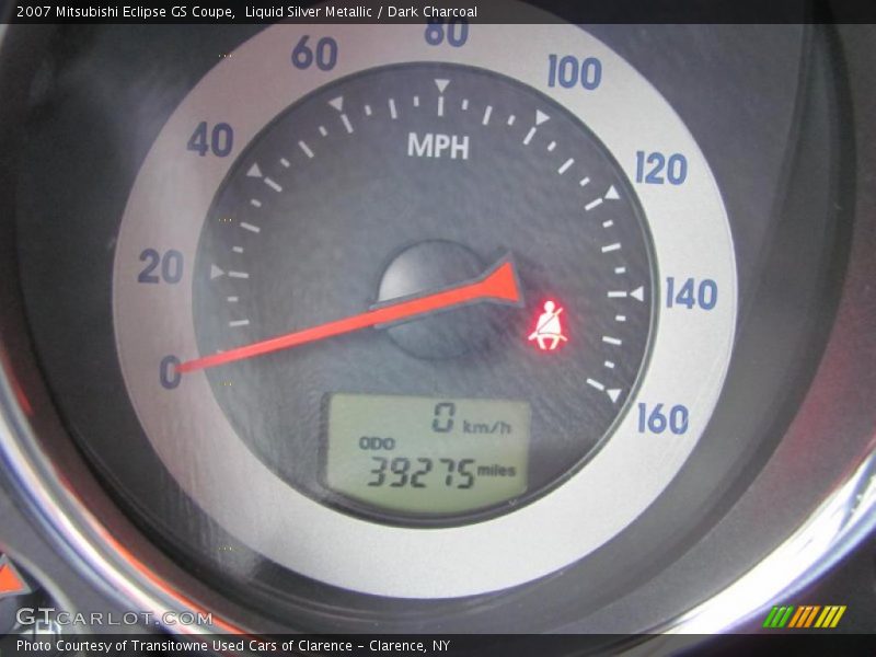 Liquid Silver Metallic / Dark Charcoal 2007 Mitsubishi Eclipse GS Coupe