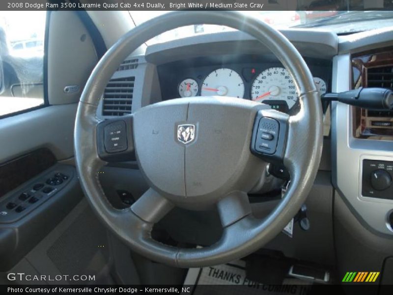 Dashboard of 2008 Ram 3500 Laramie Quad Cab 4x4 Dually