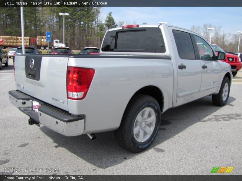 Radiant Silver / Charcoal 2011 Nissan Titan SV Crew Cab