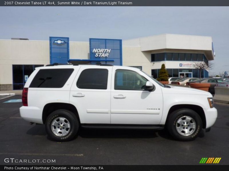 Summit White / Dark Titanium/Light Titanium 2007 Chevrolet Tahoe LT 4x4