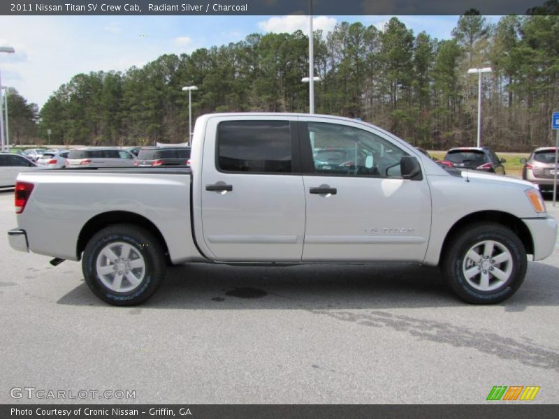 Radiant Silver / Charcoal 2011 Nissan Titan SV Crew Cab