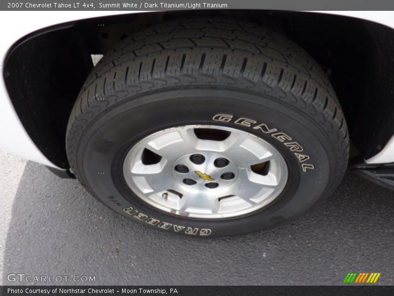 Summit White / Dark Titanium/Light Titanium 2007 Chevrolet Tahoe LT 4x4
